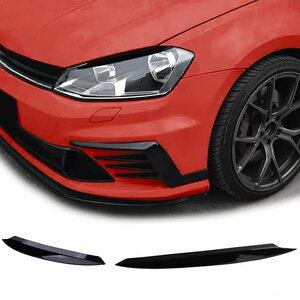 Booskijkers Koplamp spoiler Geschikt Voor Volkswagen Golf 7 Glans Zwart