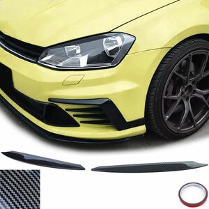 Booskijkers Koplamp spoiler Geschikt Voor Volkswagen Golf 7 Carbon Look