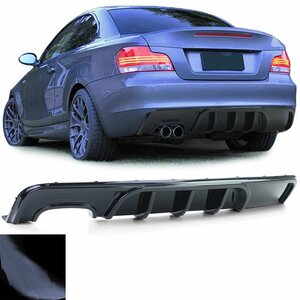 Achterbumper Diffuser Voor BMW 1 Serie E82 E88 Glans Zwart