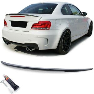 Achterklep Spoiler Cap Geschikt Voor Bmw 1 Serie E82 Coupe Glans Zwart