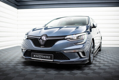 Maxton Design Renault Megane 4 GT Line Voorspoiler Spoiler Splitter Versie 1
