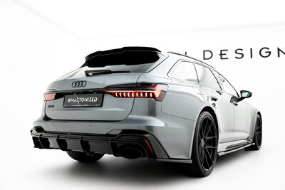 Maxton Design Audi RS6 C8 Rear Valance Met Trekhaak