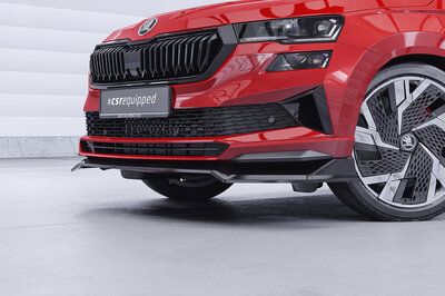 CSR Automotive Splitter Voorspoiler Spoiler Geschikt Voor Skoda Karoq Sportline CSL973