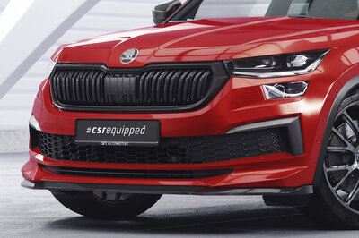 CSR Automotive Splitter Voorspoiler Spoiler Geschikt Voor Skoda Kodiaq Sportline / RS CSL614