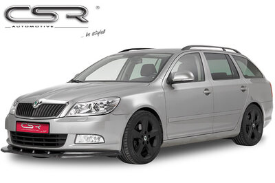CSR Automotive Splitter Voorspoiler Spoiler Geschikt Voor Skoda Octavia II (1Z) CSL028