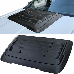 motorkap Luchtinlaat Look Voor Ford Ranger T7 / T8 Mat Zwart Vanaf 2015-2022