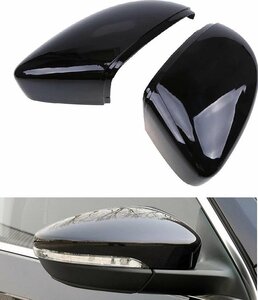 Spiegelkappen Geschikt Voor Volkswagen Passat 3C / CC Glans Zwart