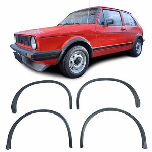 Wielkastverbreders  Geschikt Voor VW Golf 1 GTI Set 4-delig | Spatbordranden | Golf 1 Cabrio Jetta 1