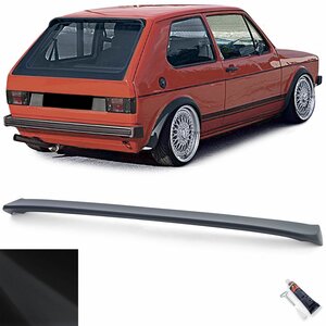 Achterklep Spoiler Cap Geschikt Voor Volkswagen Golf 1 Mat Zwart