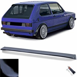 Achterklep Spoiler Cap Geschikt Voor Volkswagen Golf 1 Glans Zwart