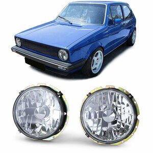 Koplampen Set Geschikt Voor Volkswagen Golf 1 Chrome