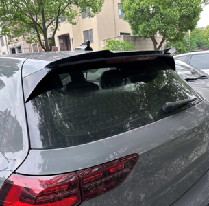 Spoiler Cap Geschikt Voor Volkswagen Golf 8 GTI / GTD / GTE / R / R-Line Glans Zwart