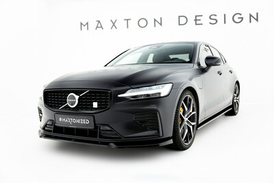 Maxton Design Volvo V60 R Design MK3 Voorspoiler Spoiler Splitter Versie 1