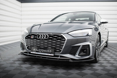 Maxton Design Audi S5 / A5 F5 S-line Facelift Spoiler Splitter Versie 2
