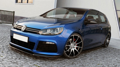 Maxton Design Voorspoiler Spoiler Splitter Versie 2 Geschikt Voor Volkswagen Golf 6 R20 