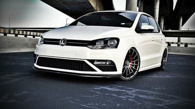 Maxton Design Voorspoiler Spoiler Splitter Versie 1 Geschikt Voor Volkswagen Polo 6C GTI 