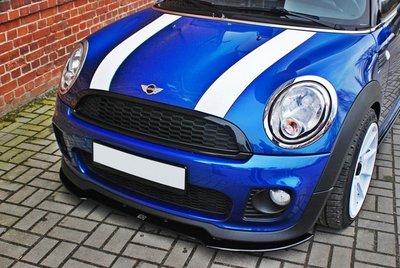 Maxton Design Mini Cooper R56 JCW Voorspoiler Splitter Diffuser 