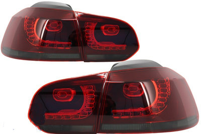 Volkswagen Golf 6 LED achterlichten R20 Design Smoke