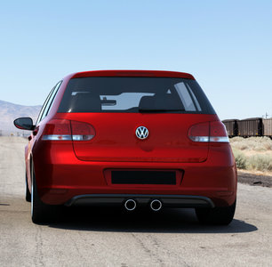 Volkswagen Golf 6 R20 R32 Look Diffuser