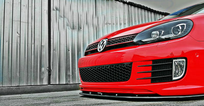 Maxton Design 35 ED35 Look Voorspoiler Spoiler Splitter Versie 2 Geschikt Voor Volkswagen Golf 6 GTI Edition 