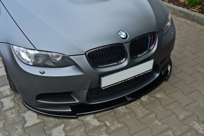 Voorspoiler Spoiler Bmw E92 / E93 M3 Versie 2 Hoogglans Pianolak Zwart