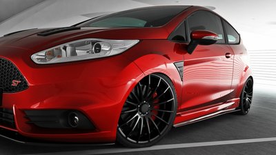 Maxton Design Ford Fiesta MK7 / MK7 Facelift ST / ST Line Sideskirt Diffuser 