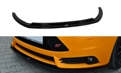 Voorspoiler Spoiler Ford Focus 3 ST vanaf 2015 Versie 2 Hoogglans Pianolak Zwart