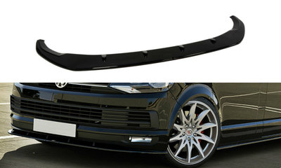 Maxton Design Voorspoiler Spoiler Splitter Versie 1 Geschikt Voor Volkswagen T6 Transporter 