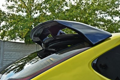 Achterklep Dakspoiler Spoiler extention Ford Focus MK2 RS Hoogglans Pianolak Zwart