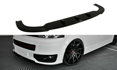 Maxton Design  Voorspoiler Spoiler Splitter Versie 1 Geschikt Voor Volkswagen T5 Transporter Sportline