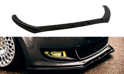 Maxton Design Voorspoiler Spoiler Splitter Versie 1 Geschikt Voor Volkswagen Polo 6R 