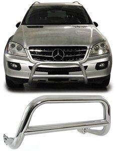 Mercedes ML W164 Bullbar Bull bar RVS Gepolijst 63MM!