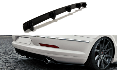 Maxton Design Central Rear Valance Spoiler Versie 1 Geschikt Voor Volkswagen Passat CC R Line R36 