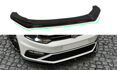 Maxton Design Voorspoiler Spoiler Splitter Versie 2 Geschikt Voor Volkswagen Polo GTI 6C 