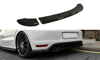 Maxton Design Valance Spoiler Rear Centre Geschikt Voor Volkswagen Polo 6C GTI 