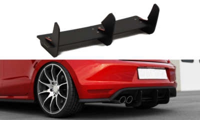 Maxton Design Facelift Diffuser opzet stuk Valance Geschikt Voor Volkswagen Polo GTI 6C 