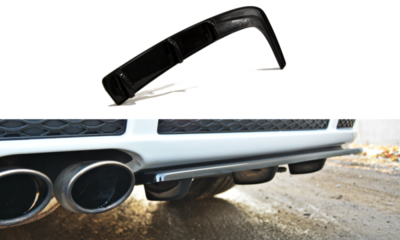 Maxton Design Rear Splitter Spoiler (verticaal) Audi RS4 B5 Carbon Look