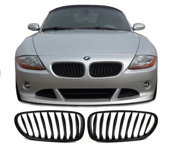 Bmw Z4 E85 E86 Roadster Coupe Sport Nieren / Grill Mat Zwart