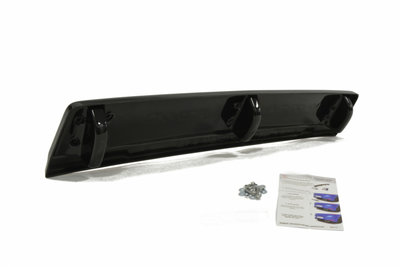 Maxton Design Volkswagen Golf 7 R R20 Centre Rear Splitter (Vertical Bar) 