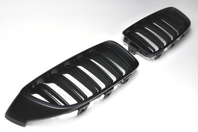 Passend Voor Bmw 4 Serie F32 F33 F36 F82 F83 M4 Sport Nieren / Grill Mat Zwart
