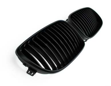 Bmw 1-serie E81 E82 E87 E88 Nieren /Grill Zwart 07 t/m 12