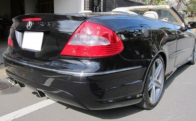 Achterklep Spoiler Mercedes CLK W209 Coupe en A209 Cabriolet