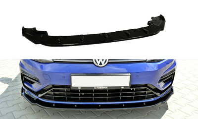 Maxton Design Voorspoiler Spoiler Splitter Versie 1 Geschikt Voor Volkswagen Golf 7 R R20 Facelift 