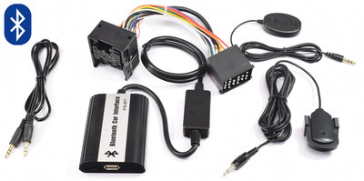 Passend Voor BMW E36 E38 E39 E46 BLUETOOTH, CARKIT, A2DP STREAMING, USB EN AUX INGANG MP3 INTERFACE RONDE PIN AANSLUITING