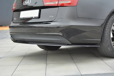 Maxton Design Audi A6 C7 Avant Rear Side Splitters 