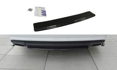 Maxton Design Audi A6 C7 S-LINE FACELIFT Avant Centre Rear Splitter 