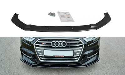 Maxton Design Audi S3 8V / A3 8V S Line Facelift Sedan Voorspoiler spoiler Versie 1