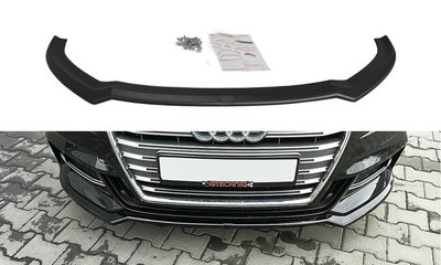 Maxton Design Audi S3 8V / A3 8V S Line Facelift Sedan Voorspoiler Spoiler Splitter Versie 2