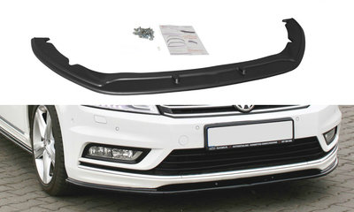 Voorspoiler Spoiler Splitter Versie 1 Carbon Look Geschikt Voor Volkswagen Passat B7 R Line 