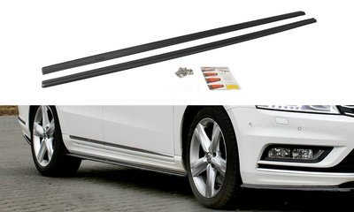 Passat B7 R Line Sideskirt Diffuser Carbon Look